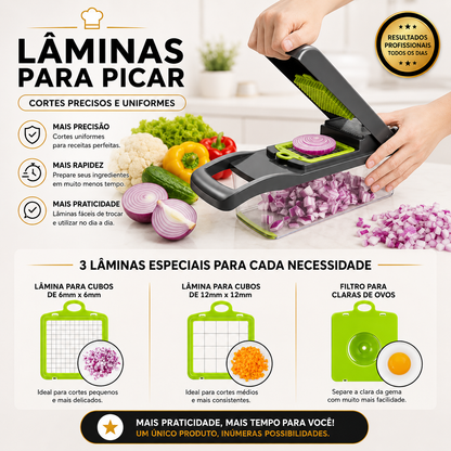 CortaTudo™ Fatiador de Legumes