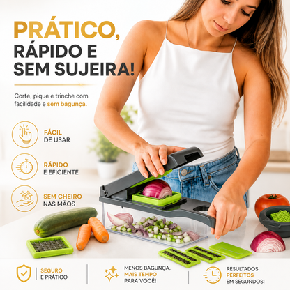 CortaTudo™ Fatiador de Legumes