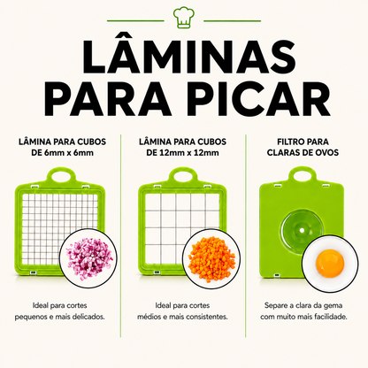 CortaTudo™ Fatiador de Legumes