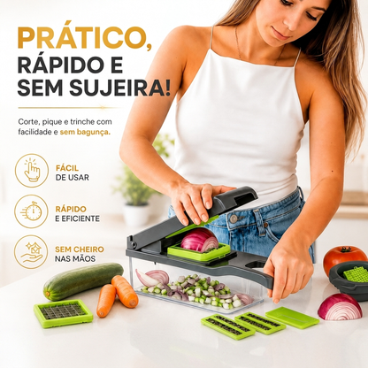 CortaTudo™ Fatiador de Legumes